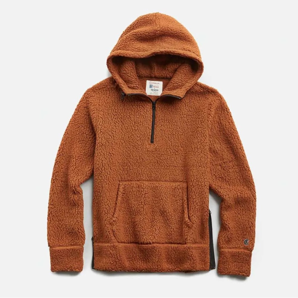 Todd Snyder x Champion Brown Hooded Sweater